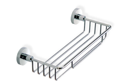 Panier 35 x 14 x 7 sur rosaces / chrome