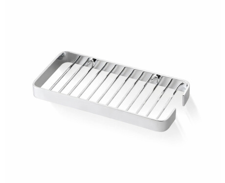 Panier 20 x 10 x 2 / cadre large / chrome