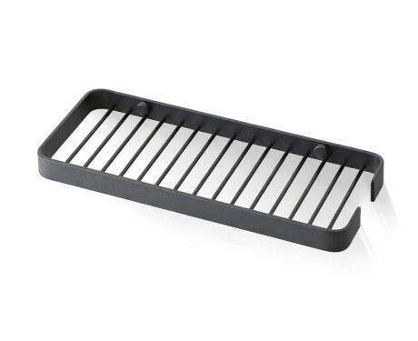 Panier 24 x 10 x 2 / cadre large / noir mat