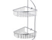 Panier double d'angle / chromé