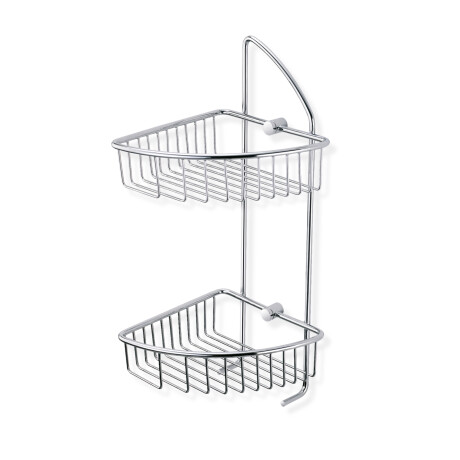 Panier double d'angle / chromé #1