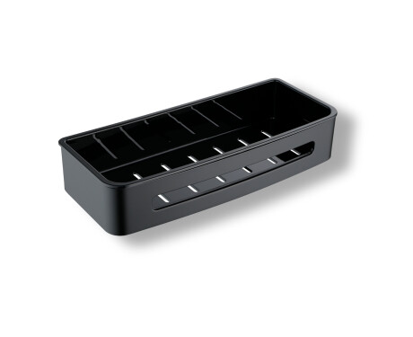 Panier 29 x 12 x 5,5 / noir mat / insert en plastique noir