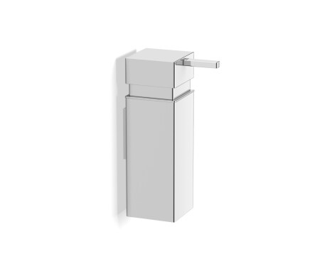 Distributeur de savon liquide 0,25 L / carré / chromé