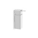 Distributeur de savon liquide 0,25 L / carré / chromé #1