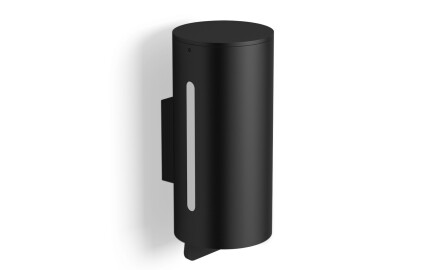 Distributeur de savon liquide 0,3 L / système de distribution par le bas / noir mat