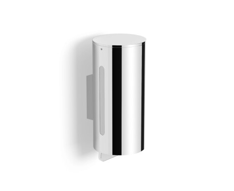 Distributeur de savon liquide 0,3 L / système de distribution par le bas / chrome