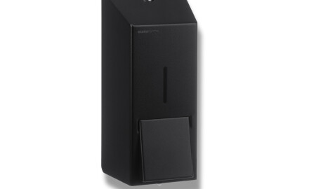 Distributeur de savon liquide 0,8 L, série R1 / noir mat
