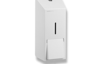 Distributeur de savon liquide 0,8 L, série R1 / blanc mat