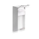 Distributeur de désinfectant 0,5 L avec bouton actionnable avec le coude / Aluminium mat #1