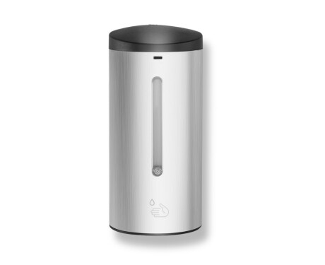 Distributeur automatique sans contact pour savon liquide/gel désinfectant 0,7 L / satiné