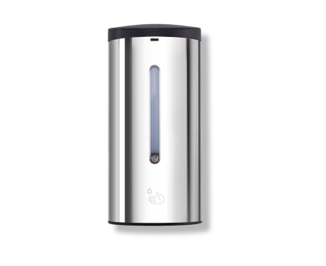 Distributeur automatique sans contact de savon liquide/gel désinfectant 0,7 L / acier brillant