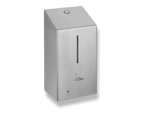 Distributeur automatique sans contact de savon liquide 1,0 L, série R1 / acier inoxydable brossé