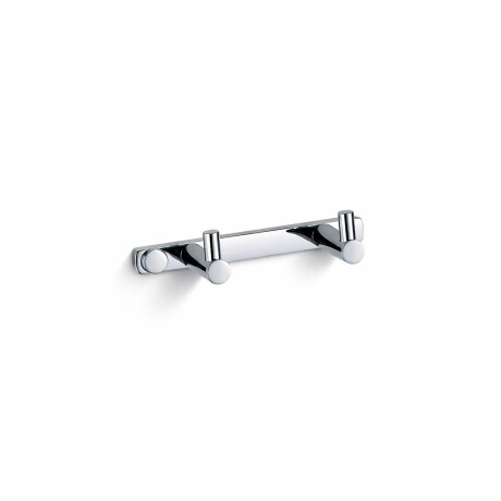 Barre - 2 crochets pour serviettes / chrome #1