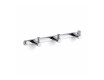 Barre - 3 crochets pour serviettes / chrome