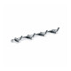 Barre - 4 crochets doubles pour serviettes / chrome #1