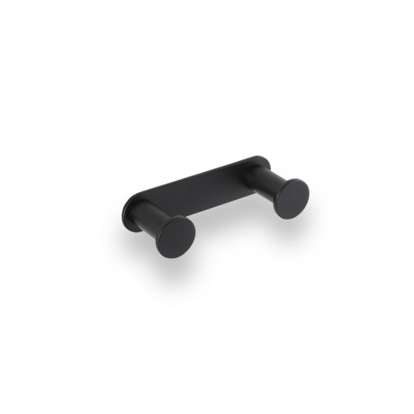Barre large - 2 crochets pour serviettes / noir mat #1