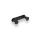 Barre large - 2 crochets pour serviettes / noir mat #1