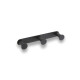 Barre large - 3 crochets pour serviettes / noir mat #1