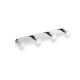 Barre large - 4 crochets pour serviettes / chromée #1