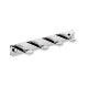 Barre - 4 crochets plats pour serviettes / chrome #1