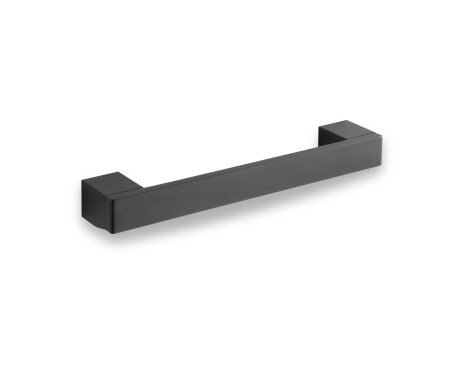Poignée de salle de bains droite, 28 cm / noir mat