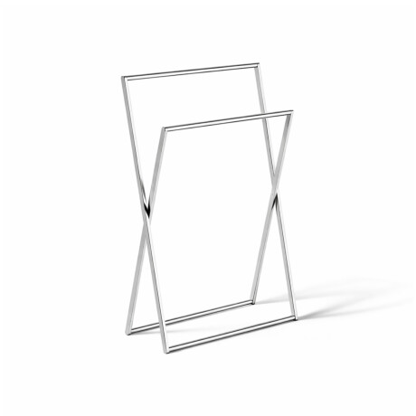 Porte-serviettes double / pliable / chromé #1