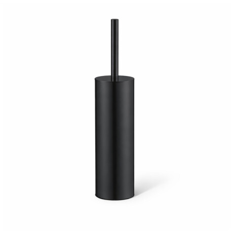 Brosse de WC sur pied, à centrage automatique / noir mat #1