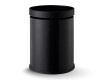 Poubelle ouverte 10 L / noir mat
