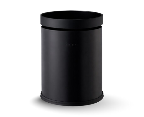 Poubelle ouverte 10 L / noir mat
