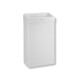 Poubelle de 30 L avec couvercle ouvert, série R1 / acier inoxydable blanc mat #1
