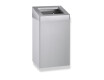 Poubelle de 49 L à couvercle ouvert, série R10 / acier inoxydable brossé