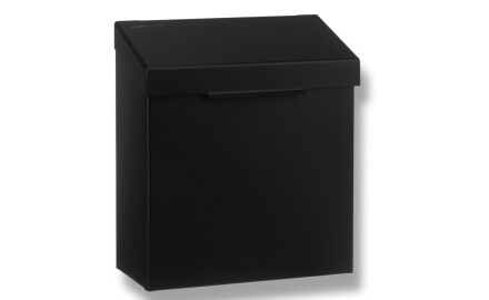 Poubelle pour déchets hygiéniques 4,5 L, série R1 / acier inoxydable noir mat
