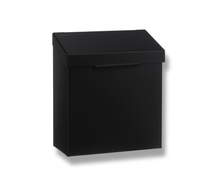 Poubelle pour déchets hygiéniques 4,5 L, série R1 / acier inoxydable noir mat