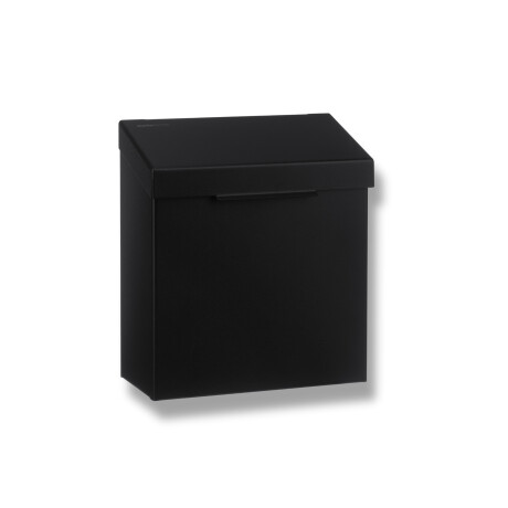 Poubelle pour déchets hygiéniques 4,5 L, série R1 / acier inoxydable noir mat #1