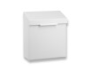 Poubelle pour déchets hygiéniques 4,5 L, série R1 / acier inoxydable blanc mat