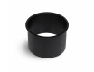 Collier de fixation pour corbeille de table ronde Ø150 / acier inoxydable noir mat