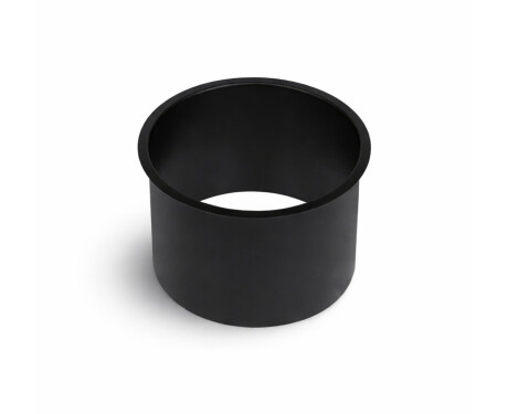 Collier de fixation pour corbeille de table ronde Ø150 / acier inoxydable noir mat