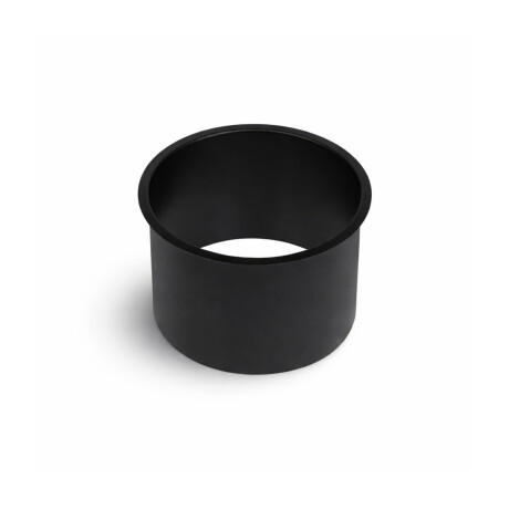 Collier de fixation pour corbeille de table ronde Ø150 / acier inoxydable noir mat #1