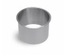 Collier de poubelle à poser sur plan de travail, rond, Ø 150 / acier inoxydable brossé