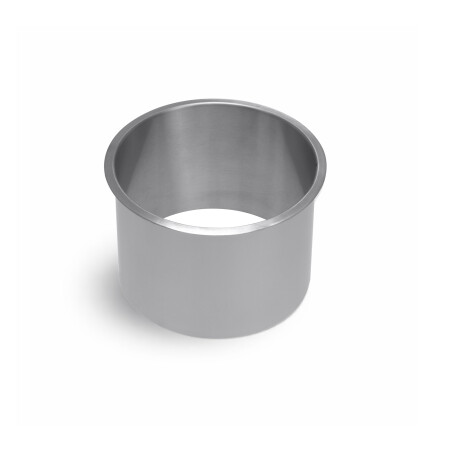 Collier de poubelle à poser sur plan de travail, rond, Ø 150 / acier inoxydable brossé #1