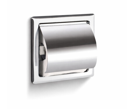 Porte-papier toilette / à encastrer / chromé