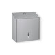Distributeur carré pour papier toilette en rouleau, Ø max. 19 cm, série R10 / acier inoxydable brossé #1