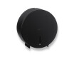 Distributeur rond pour papier toilette en rouleau, Ø max. 19 cm, série R1 / acier inoxydable noir mat
