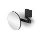 Miroir de maquillage grossissant 5x, rond, éclairage LED avec réglage continu de la couleur de la lumière, inclinable, double bras articulé / noir mat #1