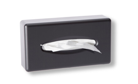Distributeur de mouchoirs en papier / ABS noir mat