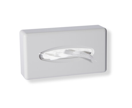 Distributeur de mouchoirs en papier / ABS blanc brillant
