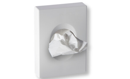 Distributeur de sachets hygiéniques / ABS blanc brillant