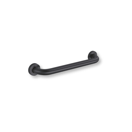 Barre d'appui pour personnes en situation de handicap, Ø 32, droite, STANDARD - 40 cm / acier inoxydable, noir mat #1