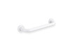 Barre d'appui pour personnes en situation de handicap, Ø 32, droite, STANDARD - 40 cm / blanc mat