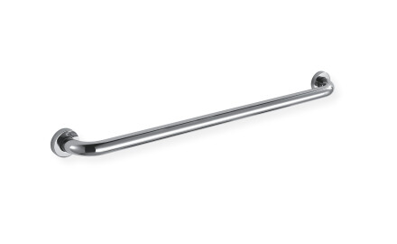 Barre d'appui pour personnes en situation de handicap, Ø 32, droite, STANDARD - 80 cm / acier inoxydable poli